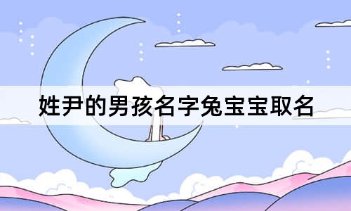 姓尹的男孩名字兔寶寶取名